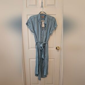 Style & Co. Light Blue Denim Dress